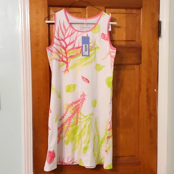 AnaClaire Molly sleeveless swing dress - Picture 1 of 2